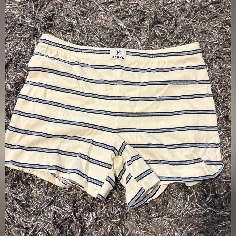 PARKE cotton mini shorts